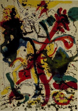 Jackson Pollock Painting - sin título 1942 Jackson Pollock